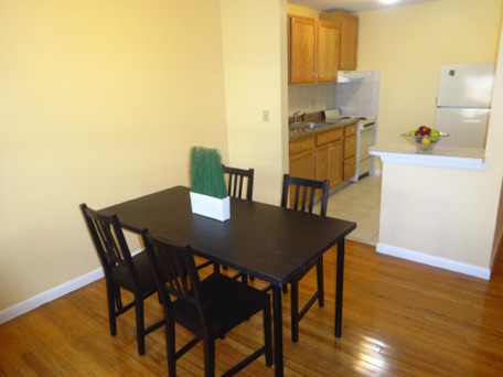 Here is the Dining Area in our 1 Bedroom Apartment..